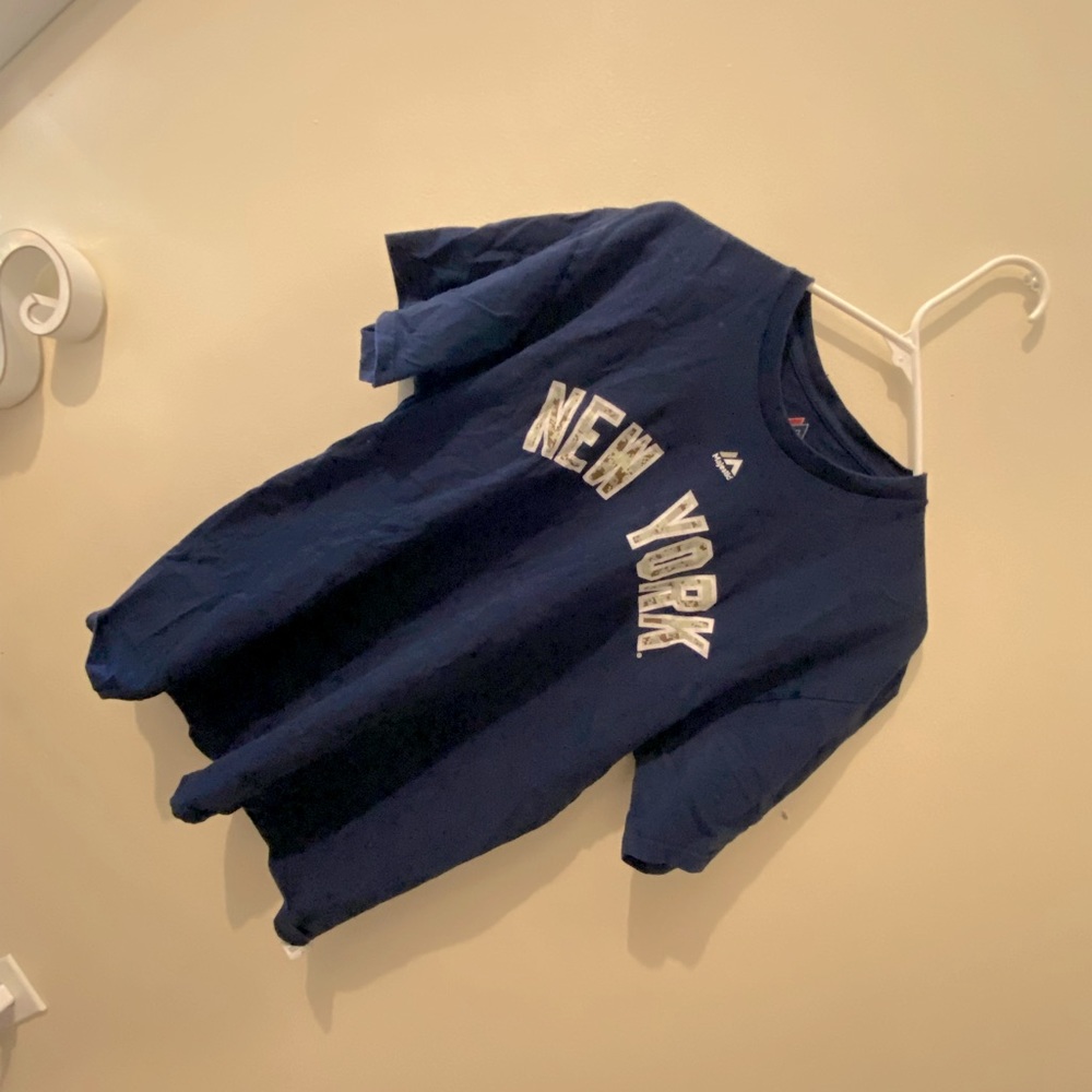CAMO NY YANKEES VINTAGE JETER T SHIRT